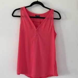 Express pink blouse tank